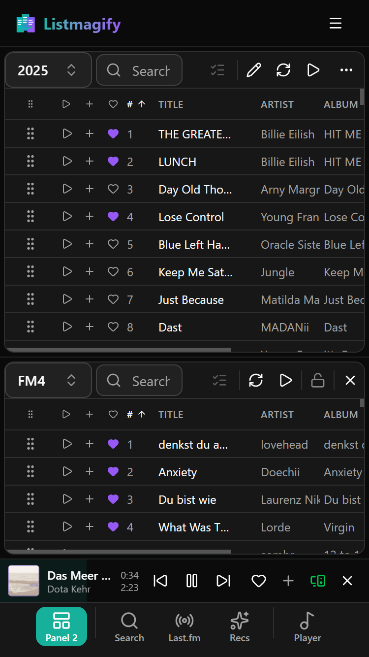 Mobile Portrait - Touch-optimized interface for phones